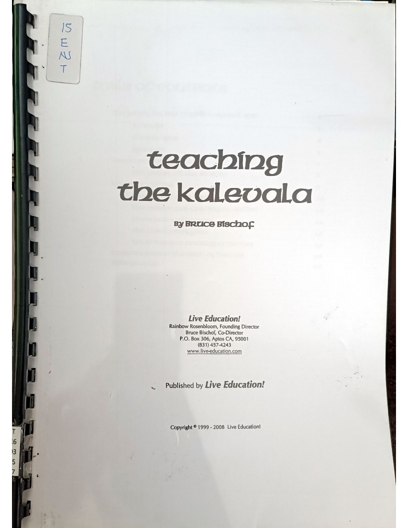 Teaching The Kalevala