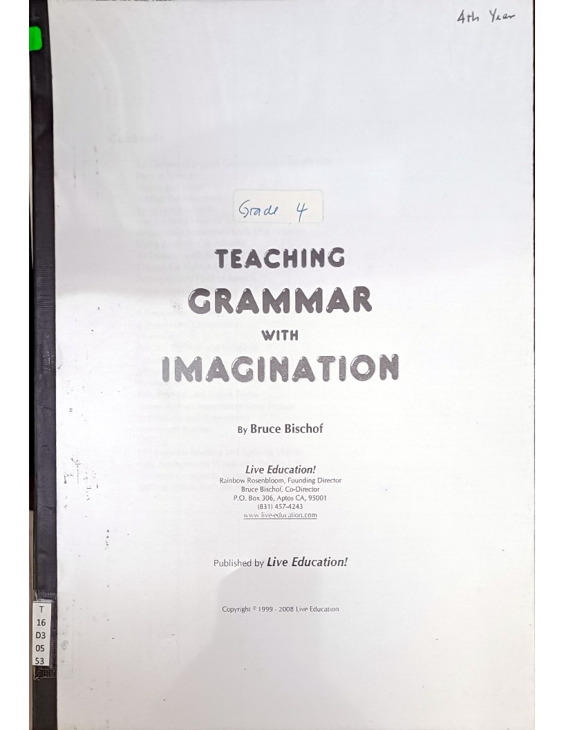 Teaching Grammar with Imagination
