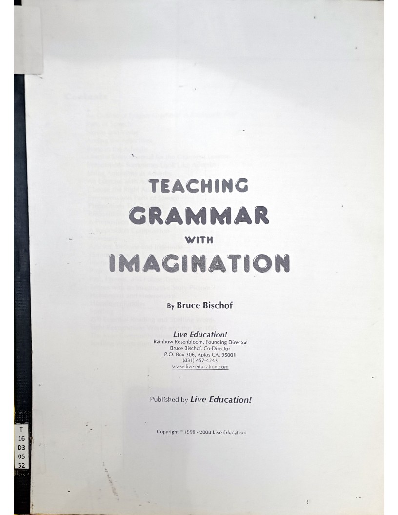 Teaching Grammar with Imagination