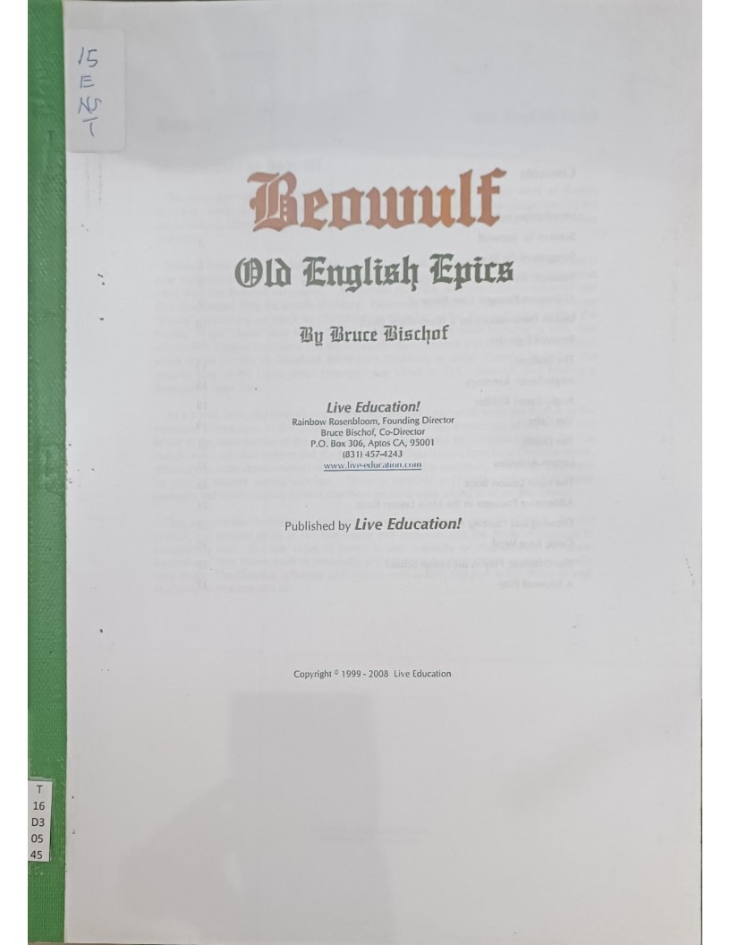 Beowulf (Old English Epics)