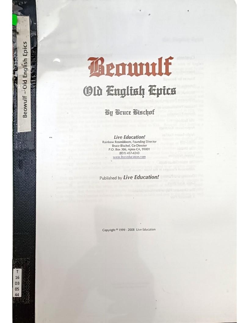 Beowulf (Old English Epics)